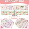 thumbnail image 2 of 40 tiras de tela precortadas de 39 x 2,6 pulgadas con estampado floral, 100% algodón, para patchwork., 2 of 9