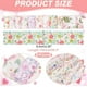 thumbnail image 2 of 40 tiras de tela precortadas de 39 x 2,6 pulgadas con estampado floral, 100% algodón, para patchwork., 2 of 9