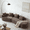 Brown + Foam + Polyester + 4 Seat, variant on 116" Modern Curved Sectional Sofa with Chaise, High-Density Compressed Sponge, 2-Piece Right-Facing Fully Assembled Set for Living Room