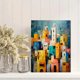 thumbnail image 2 of Qisvanset Geometric Pattern Canvas Print 12x16 Inch Living Room Decor, 2 of 8