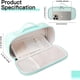 thumbnail image 3 of Estuche de gran capacidad para lápices, multifuncional, con compartimentos, para niñas y niños, para papelería, cosméticos, 2100 ml (negro)., 3 of 7