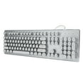 thumbnail image 2 of Gaming Keyboard, Keyboard Illuminated 104 Keys Plug And Play Waterproof  For Computer For Laptop White, 2 of 8