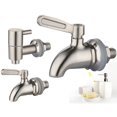 thumbnail image 3 of Modern Stainless Steel Juice Wine Beer Barrel Beverage Dispenser Tap Faucet, 3 of 8