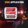 thumbnail image 4 of Magnetic Wireless Trailer Lights, Rechargeable LED Trailer Light for Towing Truck, Waterproof Tail Tow Lights Kit for RV Camper Boat Caravan, Portable Turn Signal Brake Running Stop, 4 of 8