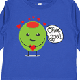 thumbnail image 4 of Inktastic Olive You Boys or Girls Long Sleeve Toddler T-Shirt, 4 of 5