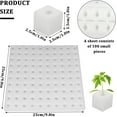 thumbnail image 2 of Hydroponic Sponges for Soilless Gardening | 400 Pcs Rooting Blocks for Seed Starting, Greenhouse Cultivation, Seedbed Plant Growth | 1 Inch Sponge Cubes for Herbs, Vegetables, Flowers | Fits 1.8”, 2 of 8