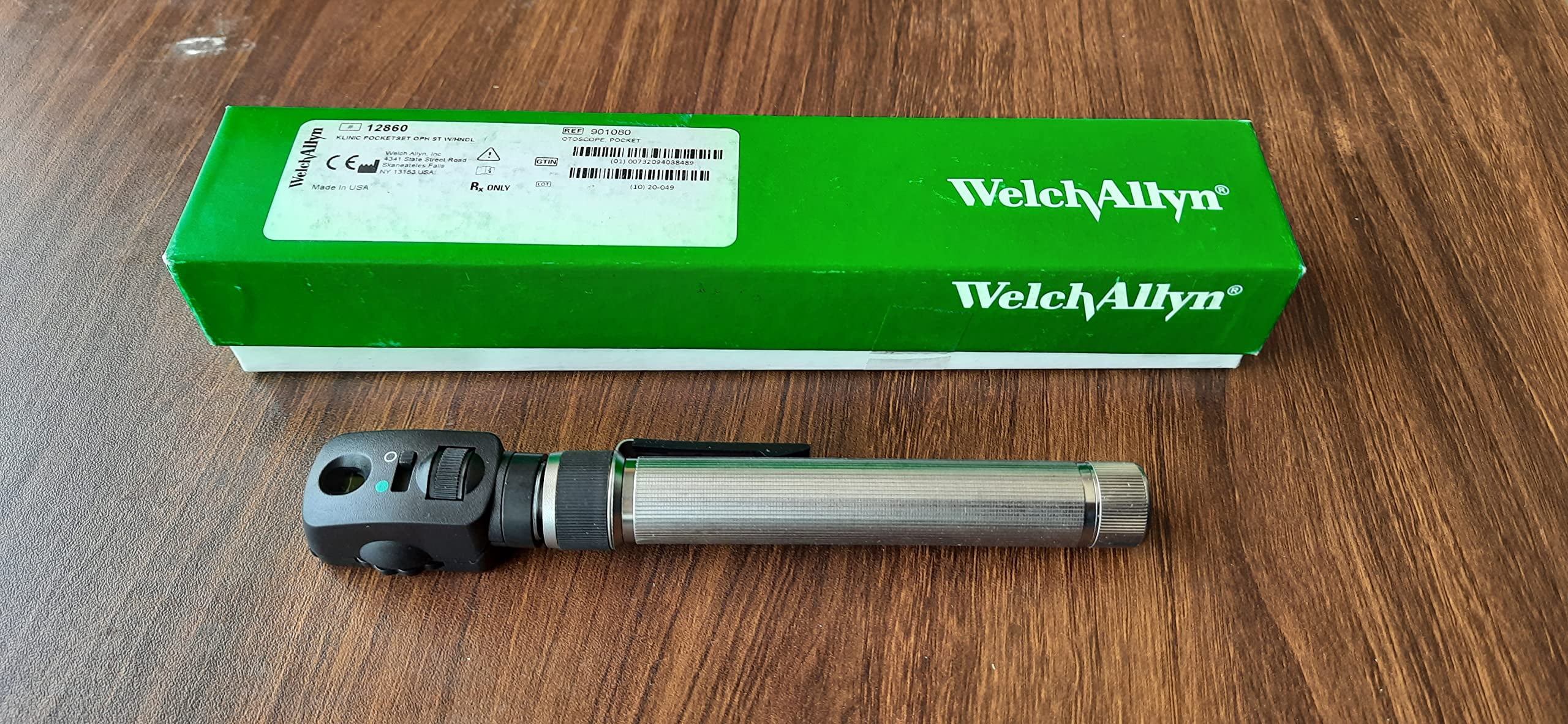 Welch Allyn 2.5V Klinic PocketSet Ophthalmoscope 12860