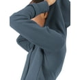 thumbnail image 3 of Ma Croix Womens Premium French Terry Pullover Wrinkle Resistant Hoodie, 3 of 5