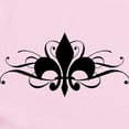 thumbnail image 2 of CafePress - Fleur De Lis With Swirls Infant Bodysuit - Baby Light Bodysuit, Size Newborn - 24 Months, 2 of 4