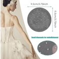 thumbnail image 2 of 4 Pack Elastic , Invisible Hair Net, Bun Cover Elastic Edge Mesh, Women, 2 of 5