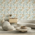 thumbnail image 6 of Tempaper Blue Geo Composition Peel and Stick Wallpaper, 20.5" x 16.5', 6 of 6