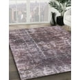 thumbnail image 3 of Ahgly Company Machine Washable Indoor Square Abstract Purple Area Rugs, 5' Square, 3 of 7