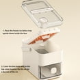 thumbnail image 2 of Langgg Easy Release Ice Maker Tray With One Click Demolding Function Multi Layer 56 grid beige, 2 of 6