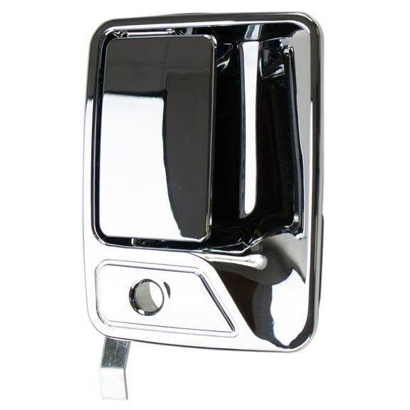 TRQ Chrome Outside Exterior Door Handle RH Front for Super Duty Pickup Truck DHA48598 Fits select: 1999-2016 FORD F250, 1999-2016 FORD F350