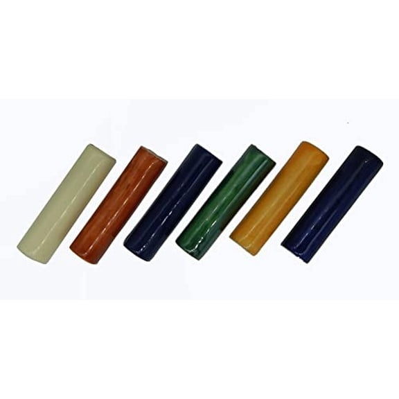 12 Mexican Pencil Trim Tiles Mexican Trims Ceramic Moldings Tiles Cobalt Blue
