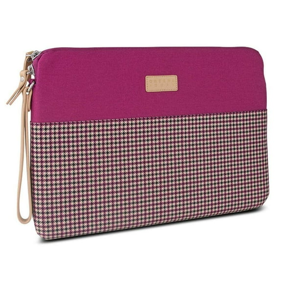 Greene   Gray Zippered Tablet/Laptop Sleeve Case for Microsoft Surface Pro 3 - Burgundy Houndstooth