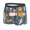 thumbnail image 2 of Naloa Llama and Cactus Print Mens Underwear - Boxers for Men, Classic Briefs for Men, 2 of 9