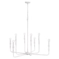 thumbnail image 5 of 8 Light Chandelier In Contemporary Style-34 Inches Tall And 41 Inches Wide-Textured White Finish    -Traditional Installation Capital Lighting, 5 of 7