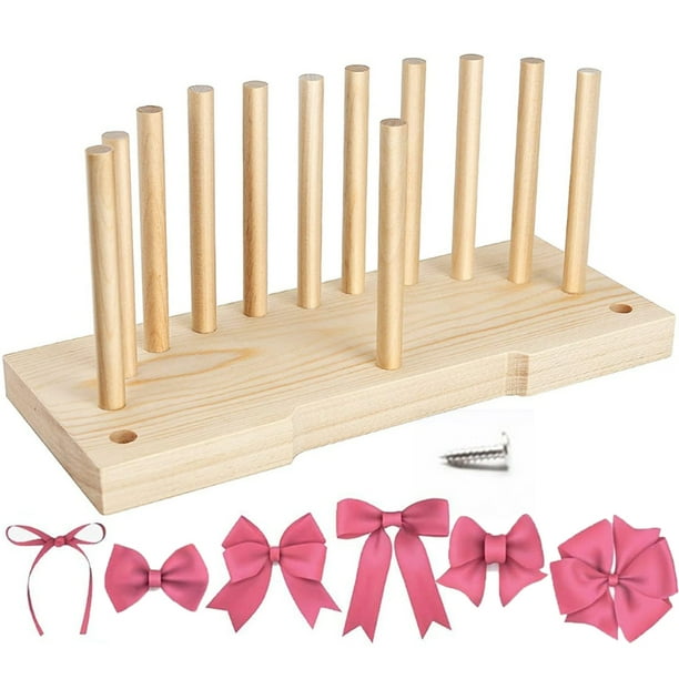 Techinal Multipurpose Bow Maker for Ribbon Wooden Tool for DIY Crafts