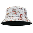 thumbnail image 3 of KelaJuan Christmas Bucket Hats Outdoor UV Protection Wide Brim Fishermen Hats Sun Caps for Men Women, 3 of 6