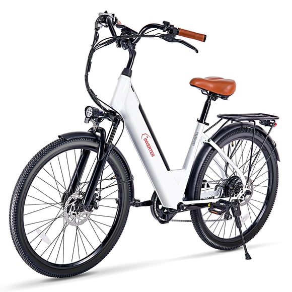 Cinverter Libra Electric Bike for Adults, 26" City Ebike 500W Electric Bicycle Commuter Cruiser Bike, 36V 11.6Ah Lithium Battery, 32km/h Top Speed Long Range Cruise Control