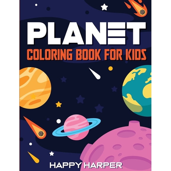 Planet Coloring Book, (Paperback)