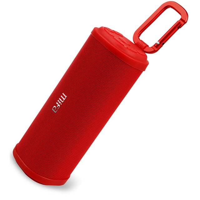 Speaker Bluetooth MIFA Bocina Bluetooth F5 Speaker Portátil con Sonido Estéreo Envolvente 360 DSP 3D para Exteriores, Micrófono Integrado para Manos Libres (Rojo)