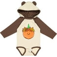 thumbnail image 3 of Inktastic Pumpkin Unicorn for Halloween and Thanksgiving Boys or Girls Long Sleeve Baby Bodysuit, 3 of 5