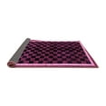 thumbnail image 2 of Ahgly Company Indoor Rectangle Checkered Pink Modern Area Rugs, 4' x 6', 2 of 4