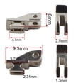 thumbnail image 1 of 20 Pcs(10 Paires) Charnière de Réparation de Lunettes Remplacement Haute Nickel Accessoire de Réparation de Charnière Simple Double Dent MT1121, 1 of 6