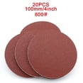 thumbnail image 1 of 20 Pcs Disque de Papier de Verre Spécial 4 Pouces/100mm 40-2000Grit pour Polissage Rond, 1 of 2