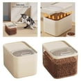thumbnail image 4 of Airtight Pet Food Storage Container, 30Lbs Dog Cat Food Bin with Locking Lid & Measuring Cup, 4 of 7