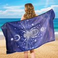 thumbnail image 7 of FOR U DESIGNS Galaxy Moon Sun Bee Print Washable Car Seat Towel Cover for Front Seats, Auto Seat Cushion with Storage Bag, Multi-Functional Towel for Gym, Running, Swimming, 2 Pack, 7 of 7