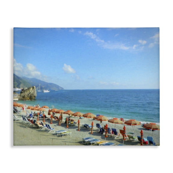 Stupell Industries Tropical Summer Beach Resort Canvas Art, 20 x 16, by Graffitee Studios