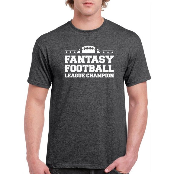 Smartprints Mens Graphic Tee - Fantasy Football League - Regular Fit 100% Cotton