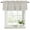 Yellow, variant on 2 Pack Grey Paisley Valances for Windows Bedroom Living Room Window Treatments, Ethnic Vintage Floral Botanical Abstract Rod Pocket Valance Drapes Short Kitchen Curtains Over Sink 42"x18"