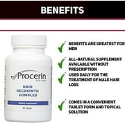 Procerin For Men, 90 Tablets, Hair Re-Growth Thinning Hair For Men