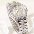 thumbnail image 1 of Reloj de cuarzo para mujer, relojes para mujer Cherryshirley, reloj de diamantes para mujer, relojes de cuarzo, reloj de pulsera con correa de acero inoxidable, reloj, 1 of 5