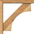 thumbnail image 3 of Ekena Millwork 4"W x 24"D x 24"H Westlake Block Rough Sawn Bracket w/ Offset Brace, Western Red Cedar, 3 of 25