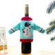 thumbnail image 3 of Naiovety Navidad tejer botella de vino muñeco de nieve guirnalda cubierta ropa cocina de cena para Año Nuevo suministros para arreglos de fiesta de Kits de decoración para fiestas Muñeco de nieve Naiovety HA070654-04, 3 of 6