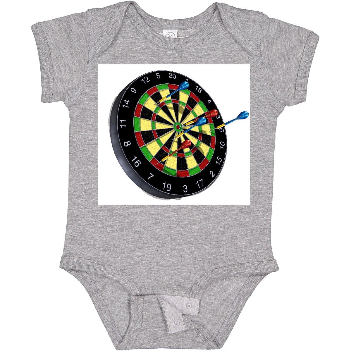Inktastic Dart Board Boys or Girls Baby Bodysuit