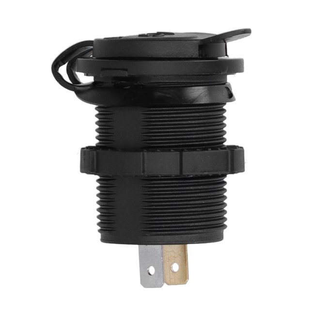 Toma De Corriente Cargador De Teléfono Celular Automático Cargador De Motocicleta Para Automóvil 5V 4.8A Enchufe USB Dual Con Panel Táctil Interruptor De Encendido / Apagado ANGGREK LED verde
