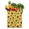 thumbnail image 1 of Retro Sunflower Graphic Reusable Shopping Bag - Washable & Durable Fabric Tote for Minimalists, 1 of 6