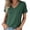 Army Green, variant on Tqcoqu Womens Tops Summer Casual Short Sleeve T Shirts Basic Loose Fit V Neck Shirts,Army Green,Women's S-XXL