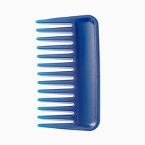 Mini Wide Tooth Comb,Small Travel Purse Hair Detangling Comb Beard Comb for Curly Wavy Hair Portable Care Comb Shower Comb Travel Combs for Men Women-Best Styling Comb for All Types Hair (Blue)