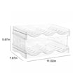 thumbnail image 3 of School Supplies for Kids Stackable Water Bottle Organizer, Water Bottle Rack For Kitchen, Pantry, Helps Organize And Store, Plastic Wine Rack, 2 Pack, Holds 6 Or 8 Bottles School Supplies College, 3 of 6