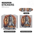 thumbnail image 4 of Decal Skin for PS4 Slim / PS4 Pro / PS4, Whole Body Vinyl Sticker Cover for Playstation 4 Console and Controller (Rocket-1), 4 of 5
