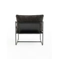 thumbnail image 6 of 30" Accent Sofa Chair Set, Modern Multi-Functional 2 Pieces Armchair with Pockets, Metal Frame and Crushed Foam Cushions, Single Lounge Chair for Living Room, Bedroom, Office, Gray, 6 of 9