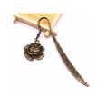 thumbnail image 1 of 2PCS Metal Rose Bookmark Vintage Retro Creative for Wedding Party Students, 1 of 6