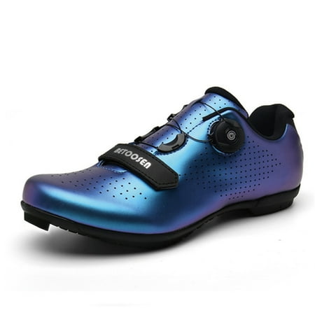 

BETOOSEN Mens Womens Road Cycling Shoes MTB Bike Shoe Indoor Riding Cycling Exercise Shoes with Quick lace Compatible with SPD Dual Cleat